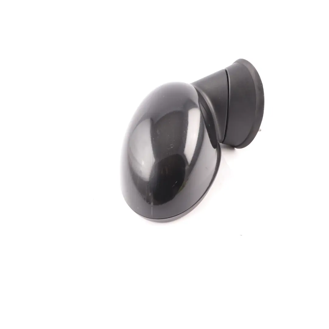  Wing Mirror Mini R55 R56 Right Door Power Fold O/S Outside Midnight Black A94 - SKU rhd-7417466-MNB - Part number 7417466