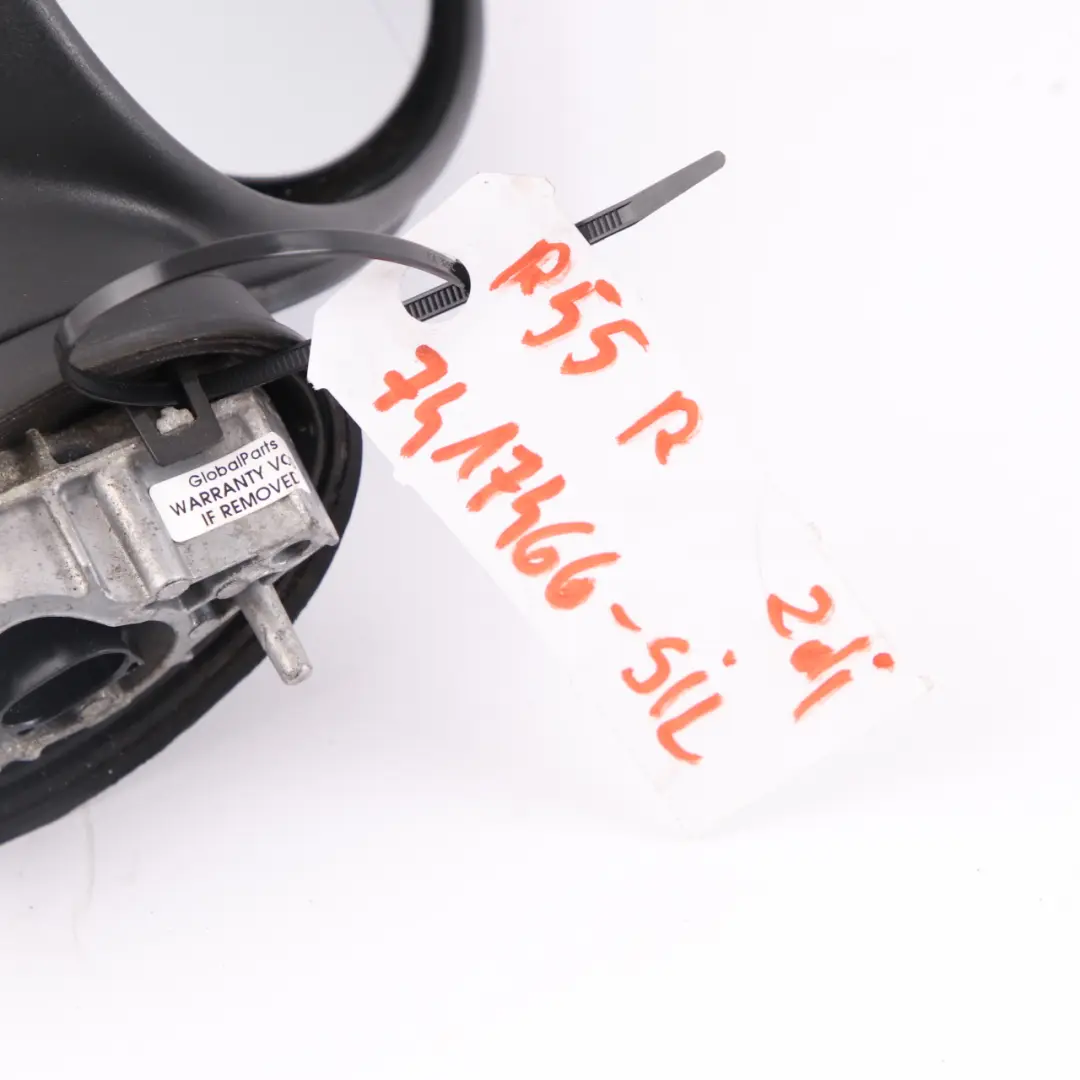  Wing Mirror Mini Cooper R55 R56 Right Door Power Fold Heated O/S 7 Pins Silver - SKU rhd-7417466-SIL - Part number 7417466
