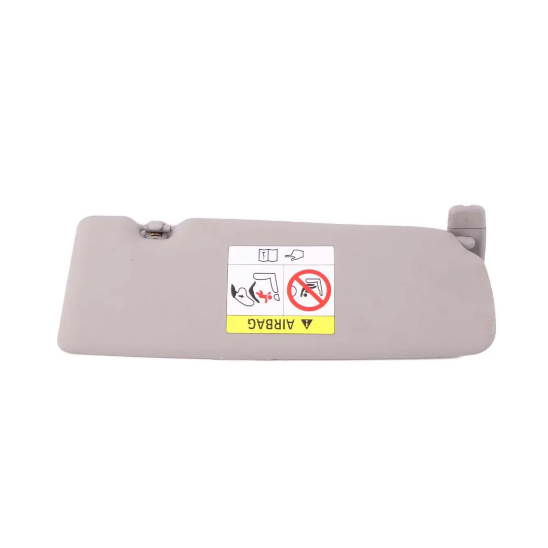 Sun Visor With Mirror Label Left Everestgrau Grey to BMW 1 Series 1 F20 F21 LCI with Part number 7423309 BMW 1 Series 1 F20 F21 LCI Sun Visor With Mirror Label Left Everestgrau Grey - SKU rhd-7423309 - Part number 7423309