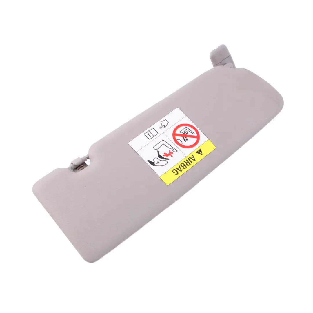 Sun Visor With Mirror Label Left Everestgrau Grey to BMW 1 Series 1 F20 F21 LCI with Part number 7423309 BMW 1 Series 1 F20 F21 LCI Sun Visor With Mirror Label Left Everestgrau Grey - SKU rhd-7423309 - Part number 7423309