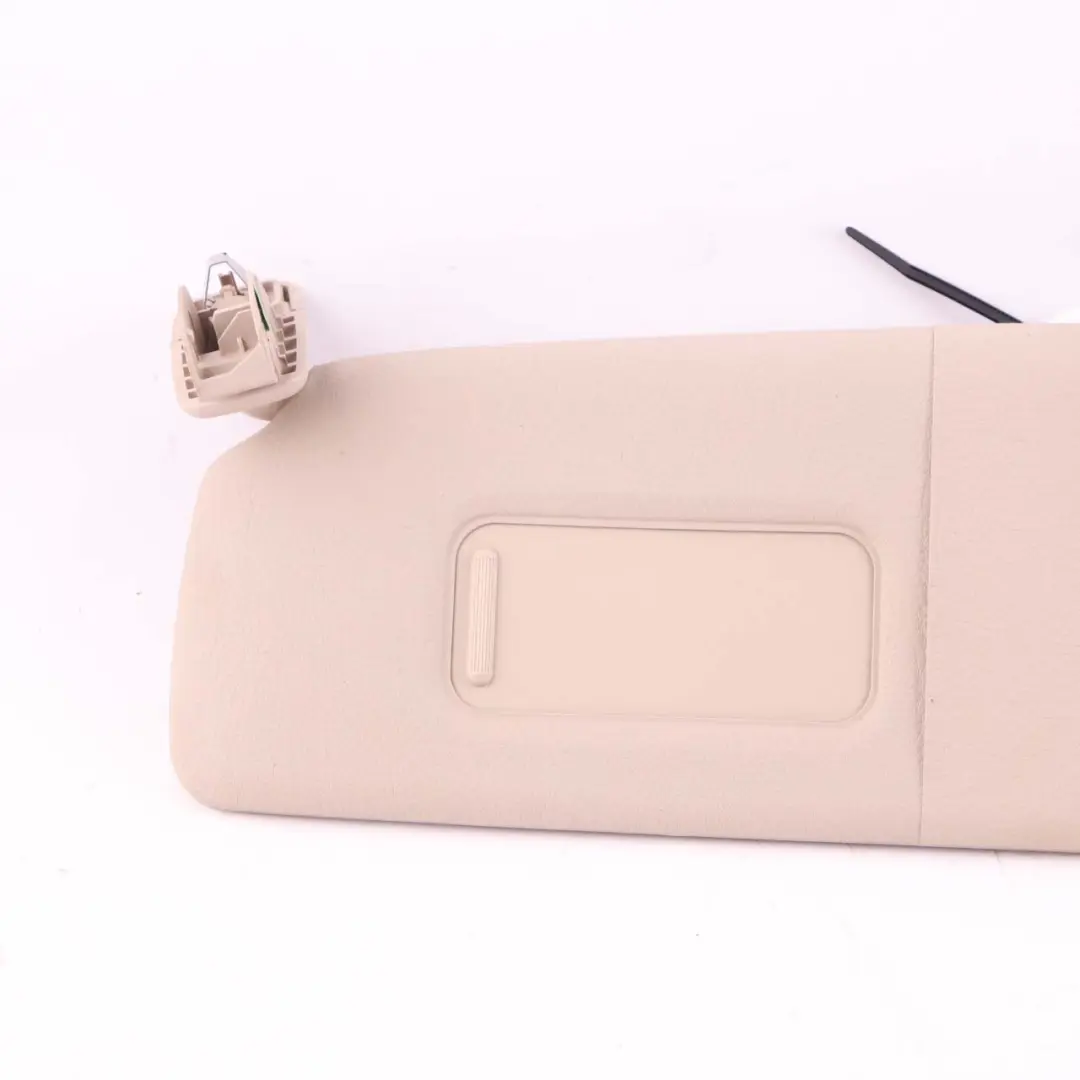  Sun Visor BMW F20 F21 LCI Mirror Label Left Roofliner Oyster - SKU rhd-7423311 - Part number 7423311