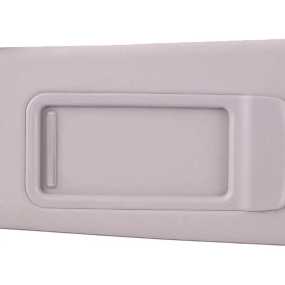Sun Visor With Mirror Label Illuminated Left Everestgrau Grey to BMW 5 F10 F11 LCI with Part number 7425207 BMW 5 F10 F11 LCI Sun Visor With Mirror Label Illuminated Left Everestgrau Grey - SKU rhd-7425207 - Part number 7425207
