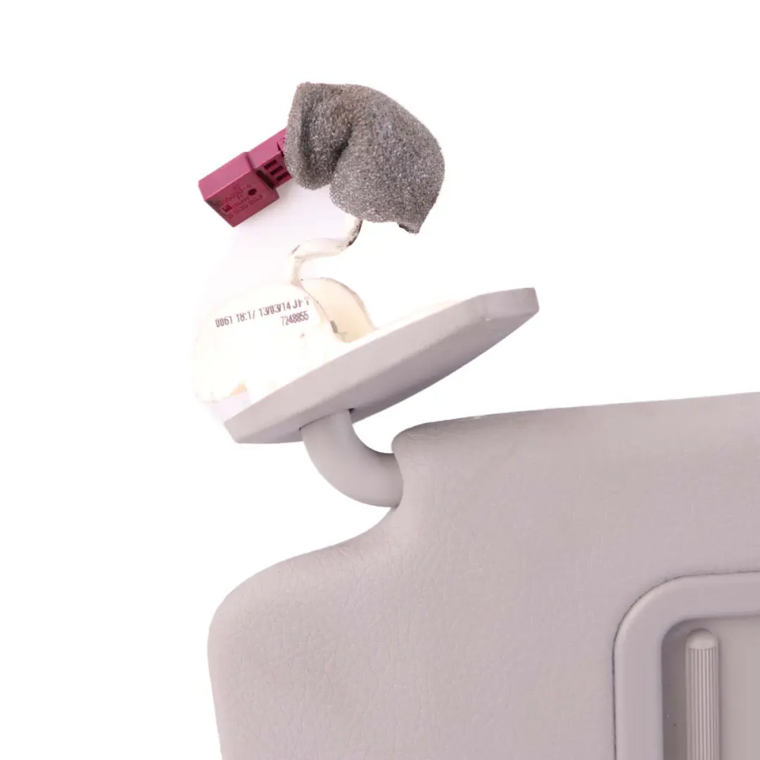 Sun Visor With Mirror Label Illuminated Left Everestgrau Grey to BMW 5 F10 F11 LCI with Part number 7425207 BMW 5 F10 F11 LCI Sun Visor With Mirror Label Illuminated Left Everestgrau Grey - SKU rhd-7425207 - Part number 7425207