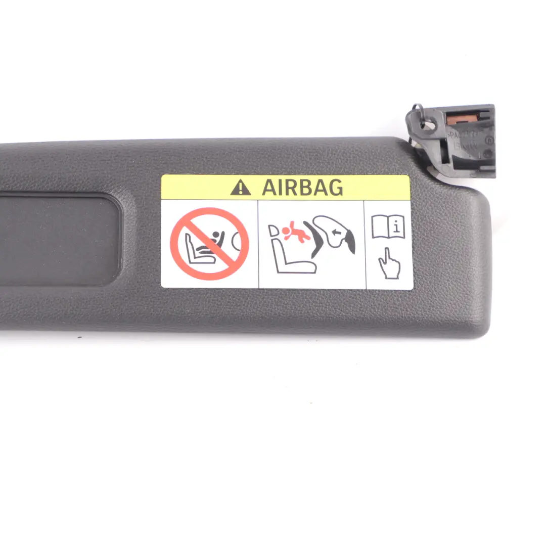 BMW Z4 E89 Sun Visor Mirror Left N/S Sunvisor Label Panel Cover Black - SKU rhd-7427269 - Part number 7427269