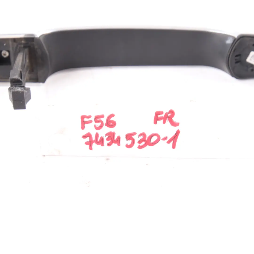 Door Handle Mini F54 F55 F56 F57 F60 Front Right O/S Carrier Grab Chrome to with Part number 7434530 Door Handle Mini F54 F55 F56 F57 F60 Front Right O/S Carrier Grab Chrome - SKU rhd-7434530-1 - Part number 7434530