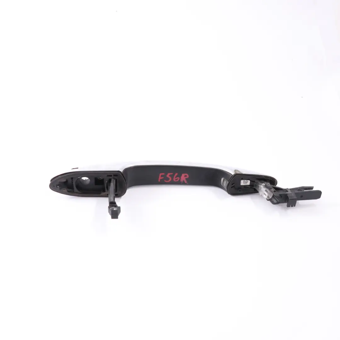 Grab Handle Mini F55 F56 F60 Outside Door Chrome Front Right O/S to with Part number 7434536 Grab Handle Mini F55 F56 F60 Outside Door Chrome Front Right O/S - SKU RHD-7434536-2 - Part number 7434536