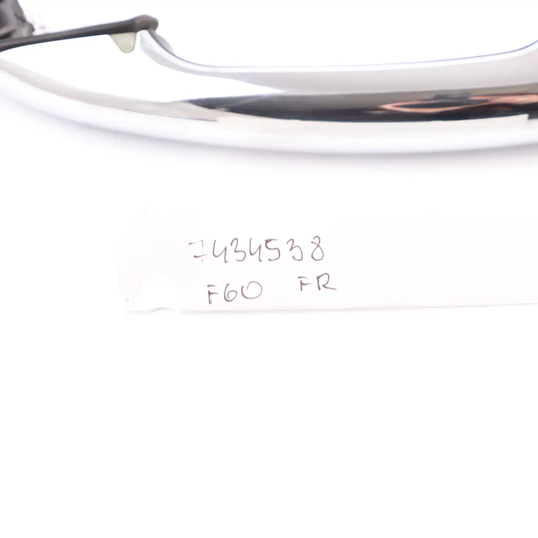Door Handle Mini F55 F56 F60 Comfort Access Grab Chrome Front Right O/S to with Part number 7434538 Door Handle Mini F55 F56 F60 Comfort Access Grab Chrome Front Right O/S - SKU rhd-7434538 - Part number 7434538