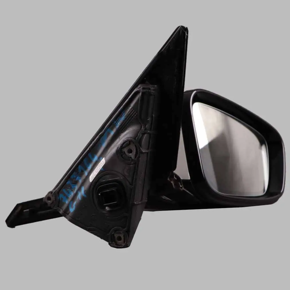 BMW G11 Wing Mirror High Gloss Heated Door Right O/S 5 Pins Mineral White A96 - SKU rhd-7437164-MW - Part number 7437164