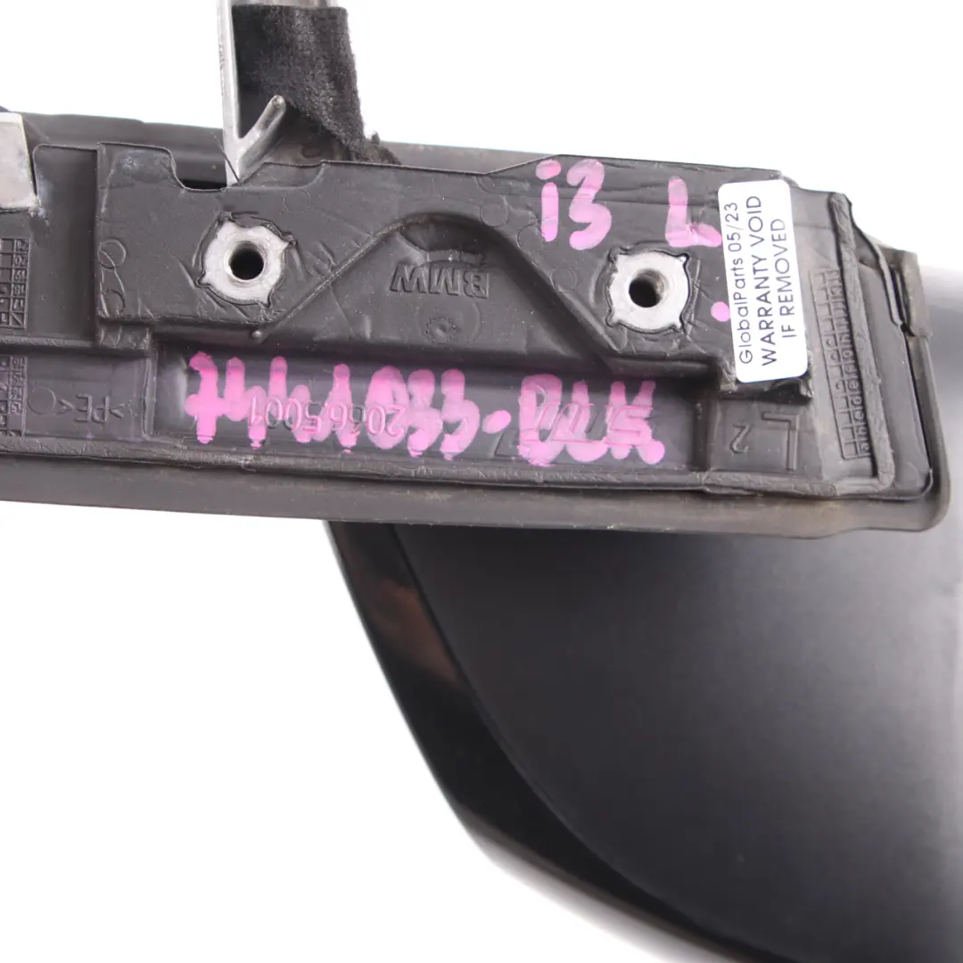 Wing Mirror Door Left N/S Outside Heated Auto Dip Black to BMW i3 I01 with Part number 7441033 BMW i3 I01 Wing Mirror Door Left N/S Outside Heated Auto Dip Black - SKU rhd-7441033-BLK - Part number 7441033