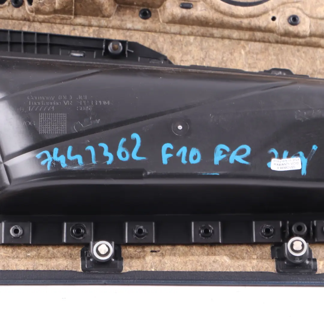 Door Card Front Right O/S Lining Panel Leather Dakota Beige to BMW F10 F11 LCI with Part number 7441362 BMW F10 F11 LCI Door Card Front Right O/S Lining Panel Leather Dakota Beige - SKU rhd-7441362 - Part number 7441362