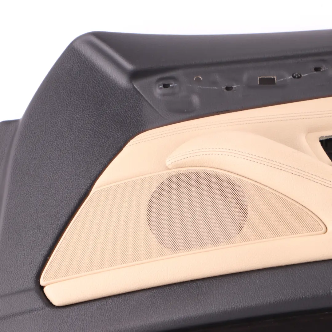 Door Card Front Right O/S Lining Panel Leather Dakota Beige to BMW F10 F11 LCI with Part number 7441362 BMW F10 F11 LCI Door Card Front Right O/S Lining Panel Leather Dakota Beige - SKU rhd-7441362 - Part number 7441362