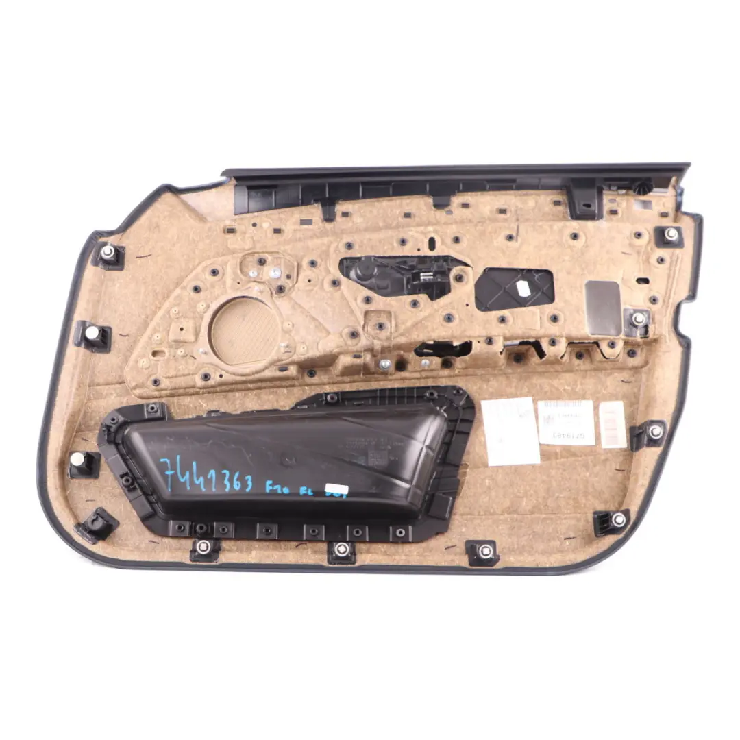 BMW F10 F11 LCI Door Card Front Left N/S Lining Panel Leather Dakota Beige - SKU rhd-7441363 - Part number 7441363