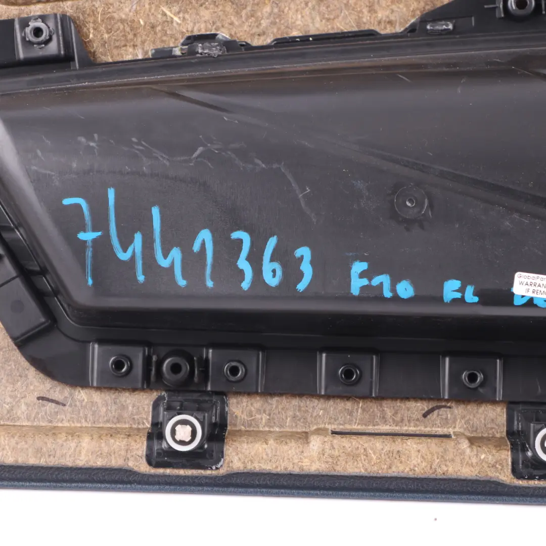 Door Card Front Left N/S Lining Panel Leather Dakota Beige to BMW F10 F11 LCI with Part number 7441363 BMW F10 F11 LCI Door Card Front Left N/S Lining Panel Leather Dakota Beige - SKU rhd-7441363 - Part number 7441363