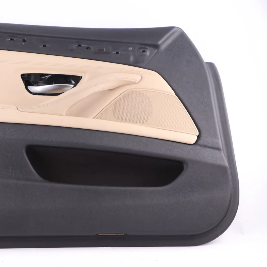 BMW F10 F11 LCI Door Card Front Left N/S Lining Panel Leather Dakota Beige - SKU rhd-7441363 - Part number 7441363
