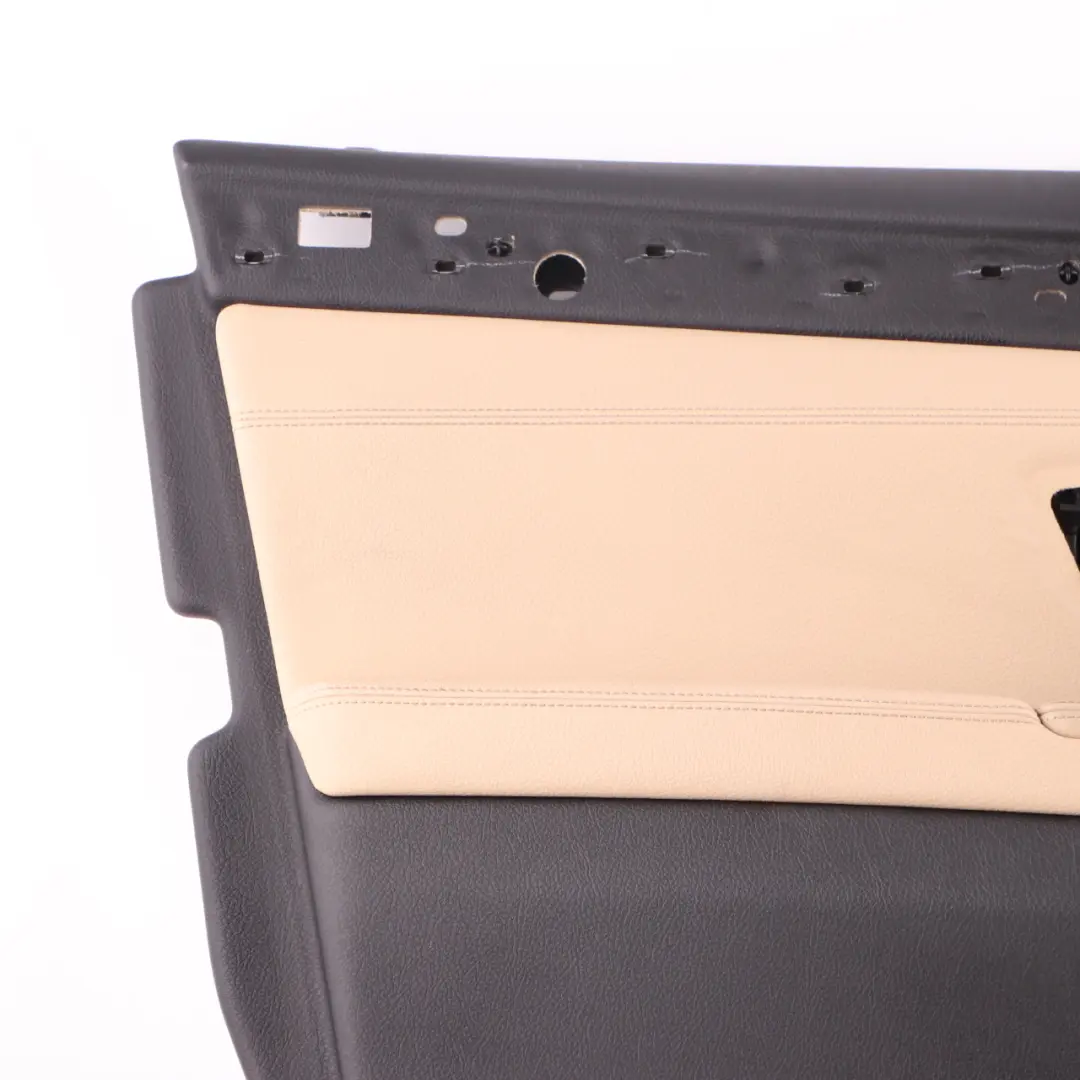 BMW F10 F11 LCI Door Card Front Left N/S Lining Panel Leather Dakota Beige - SKU rhd-7441363 - Part number 7441363