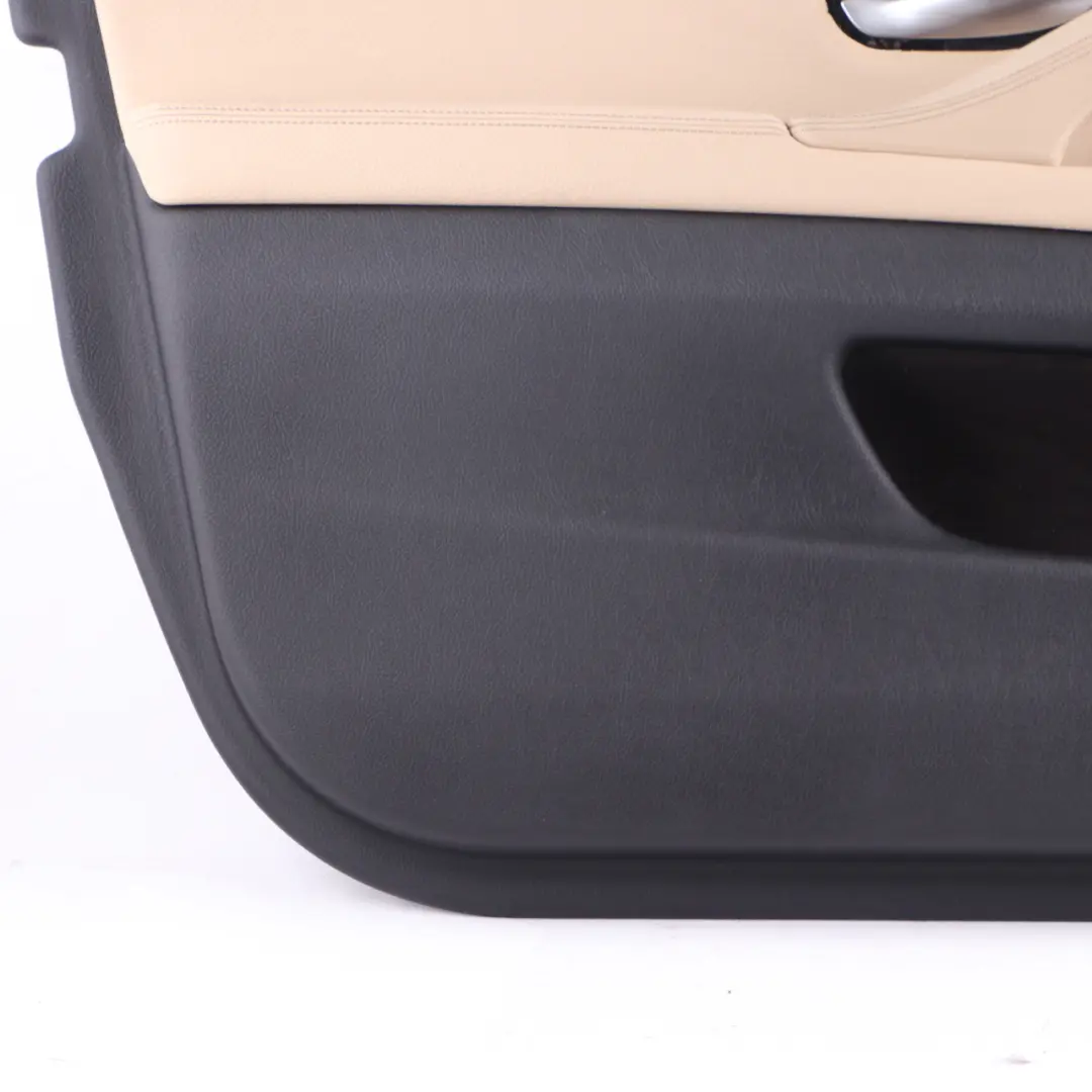 Door Card Front Left N/S Lining Panel Leather Dakota Beige to BMW F10 F11 LCI with Part number 7441363 BMW F10 F11 LCI Door Card Front Left N/S Lining Panel Leather Dakota Beige - SKU rhd-7441363 - Part number 7441363