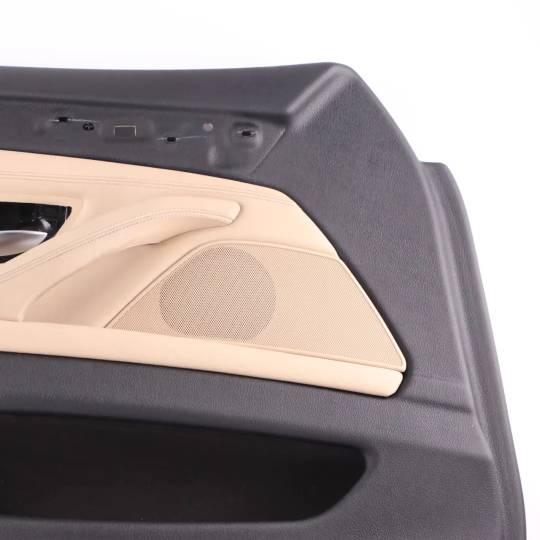 BMW F10 F11 LCI Door Card Front Left N/S Lining Panel Leather Dakota Beige - SKU rhd-7441363 - Part number 7441363