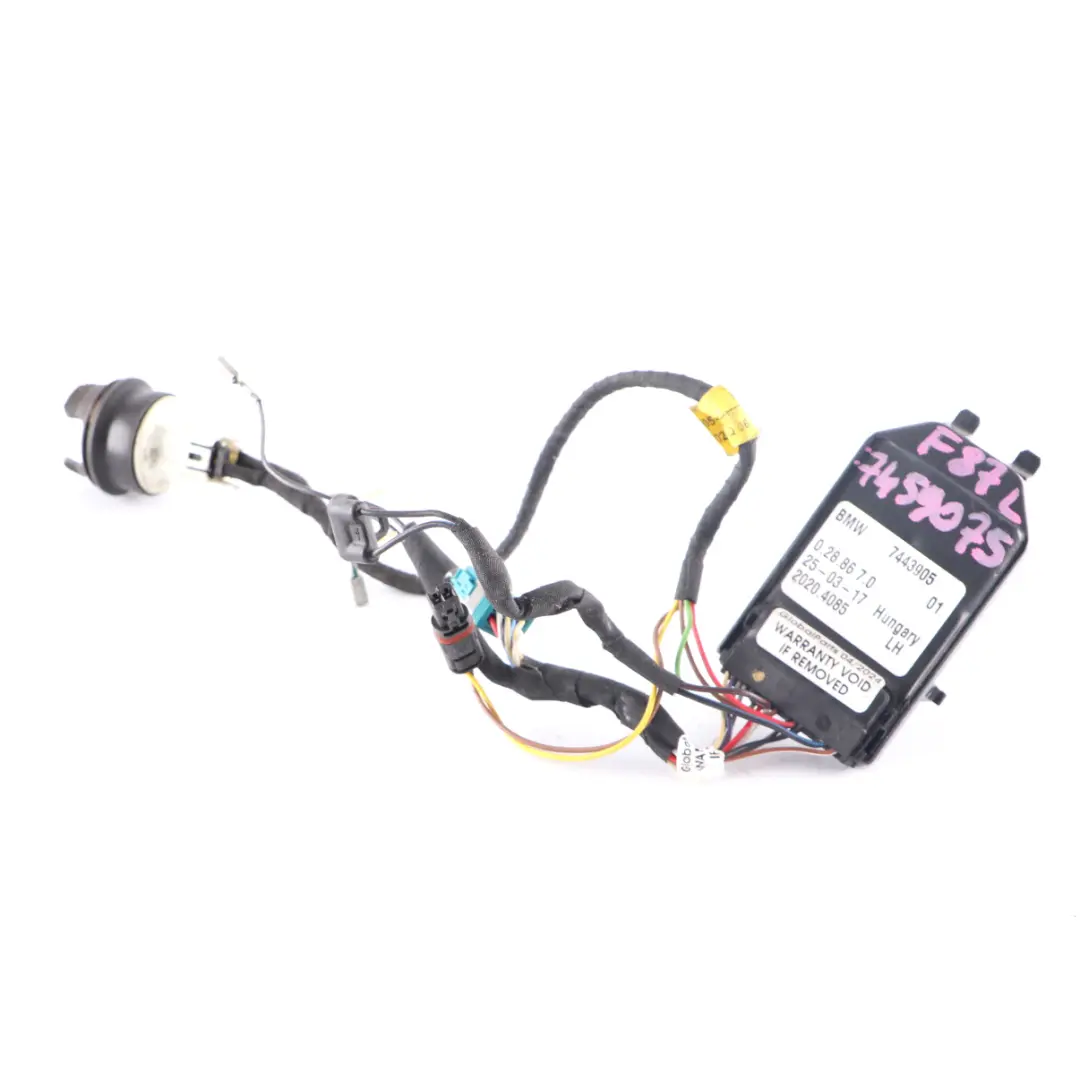 Wing Mirror Door Left N/S Control Unit Module to BMW F21 LCI F22 F23 with Part number 7443905 BMW F21 LCI F22 F23 Wing Mirror Door Left N/S Control Unit Module - SKU rhd-7443905 - Part number 7443905