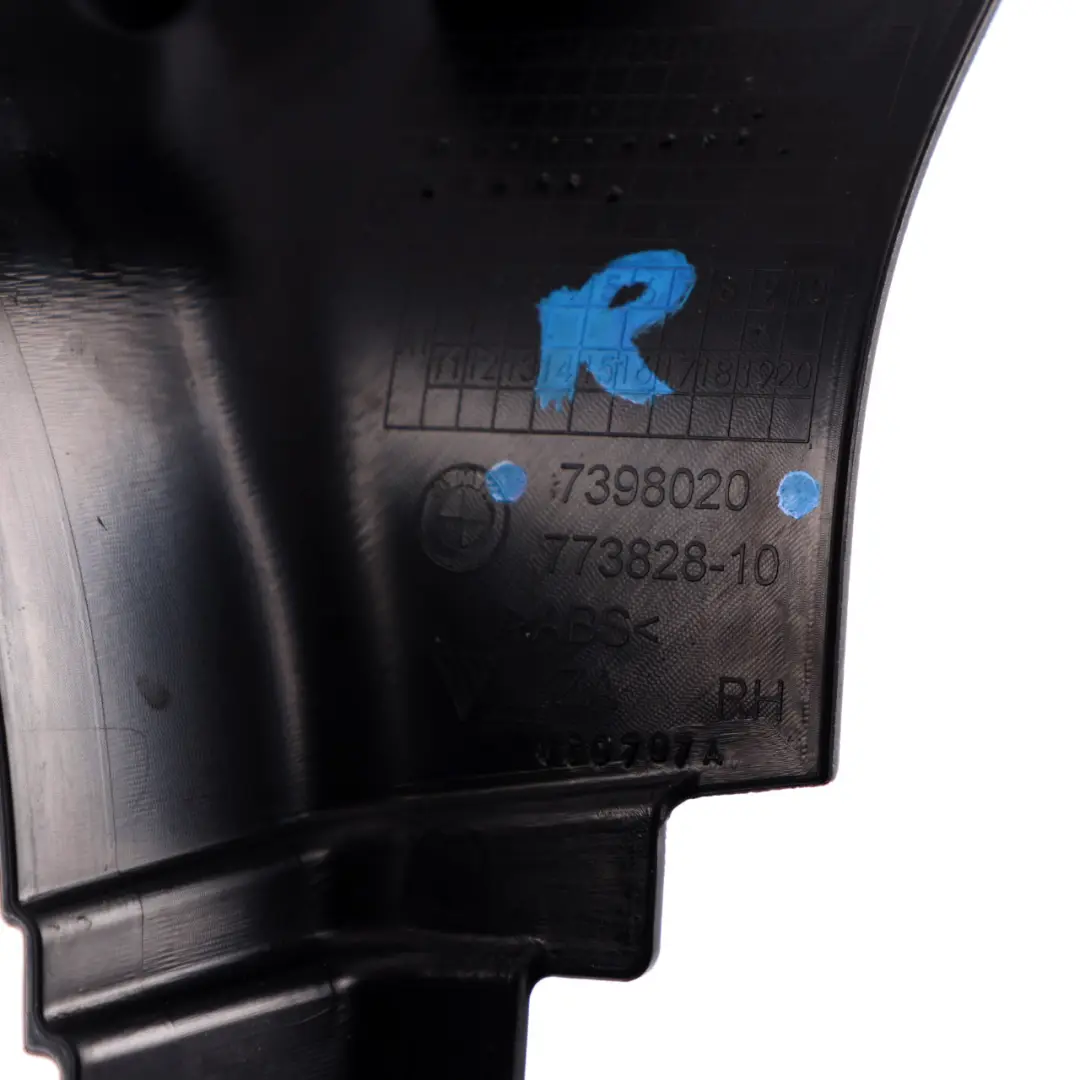 Footwell Trim Panel Driver's Side Lateral Lower Cover Black 7398020 to BMW X3 G01 with Part number 7446636 BMW X3 G01 Footwell Trim Panel Driver's Side Lateral Lower Cover Black 7398020 - SKU rhd-7446636 - Part number 7446636