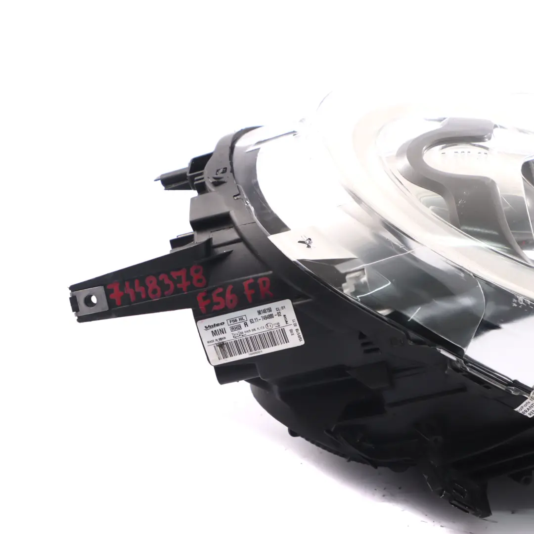Headlight Headlamp Lamp LED Right O/S Light 7494880 to Mini Cooper One F55 F56 F57 with Part number 7448378 Mini Cooper One F55 F56 F57 Headlight Headlamp Lamp LED Right O/S Light 7494880 - SKU rhd-7448378 - Part number 7448378