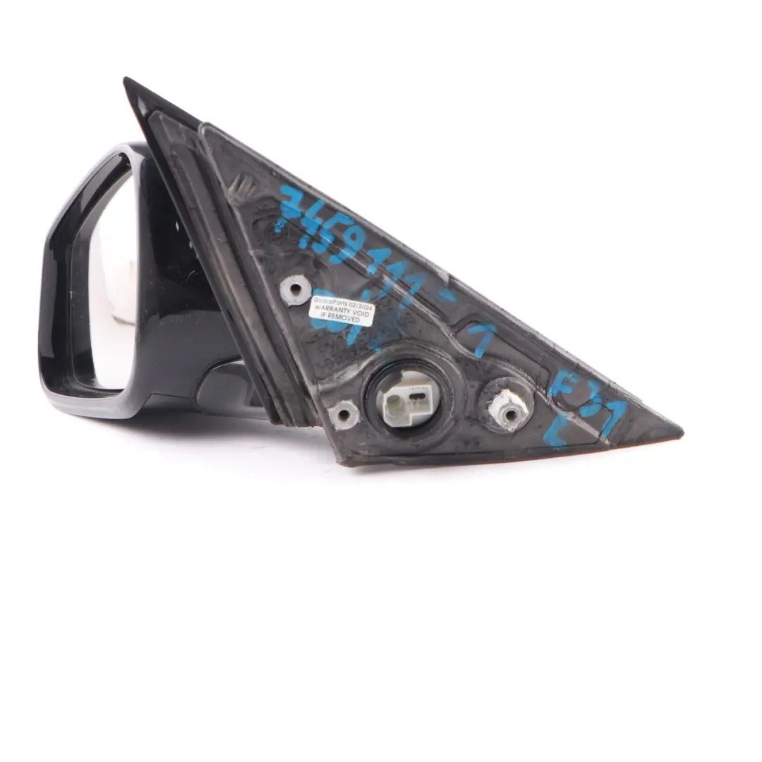  Wing Mirror BMW F30 F31 LCI High Gloss Heated Door Left N/S Outside 5 Pins - SKU rhd-7459111-1 - Part number 7459111
