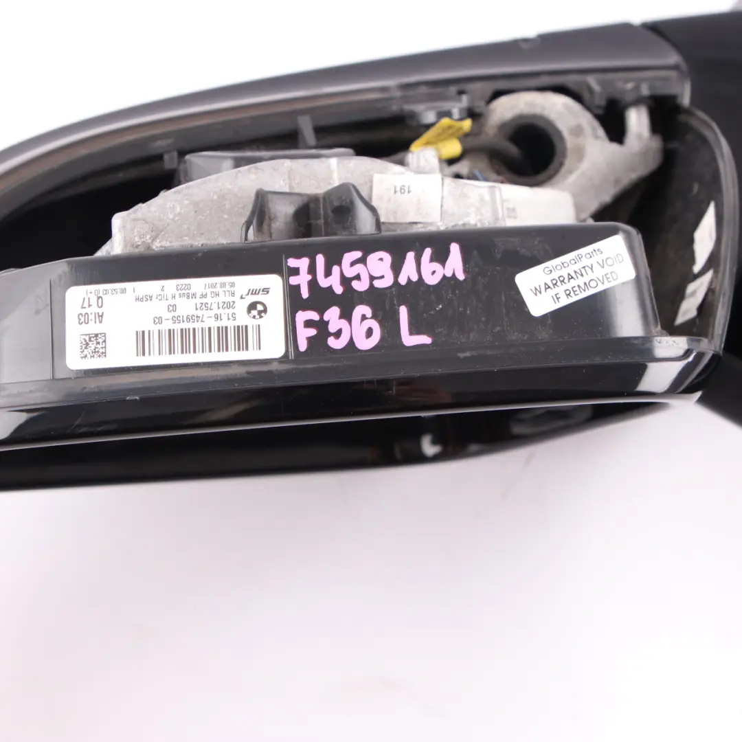 Wing Mirror BMW F32 F33 F36 High Gloss Heated Auto Dip Left N/S to with Part number 7459161 Wing Mirror BMW F32 F33 F36 High Gloss Heated Auto Dip Left N/S - SKU rhd-7459161 - Part number 7459161