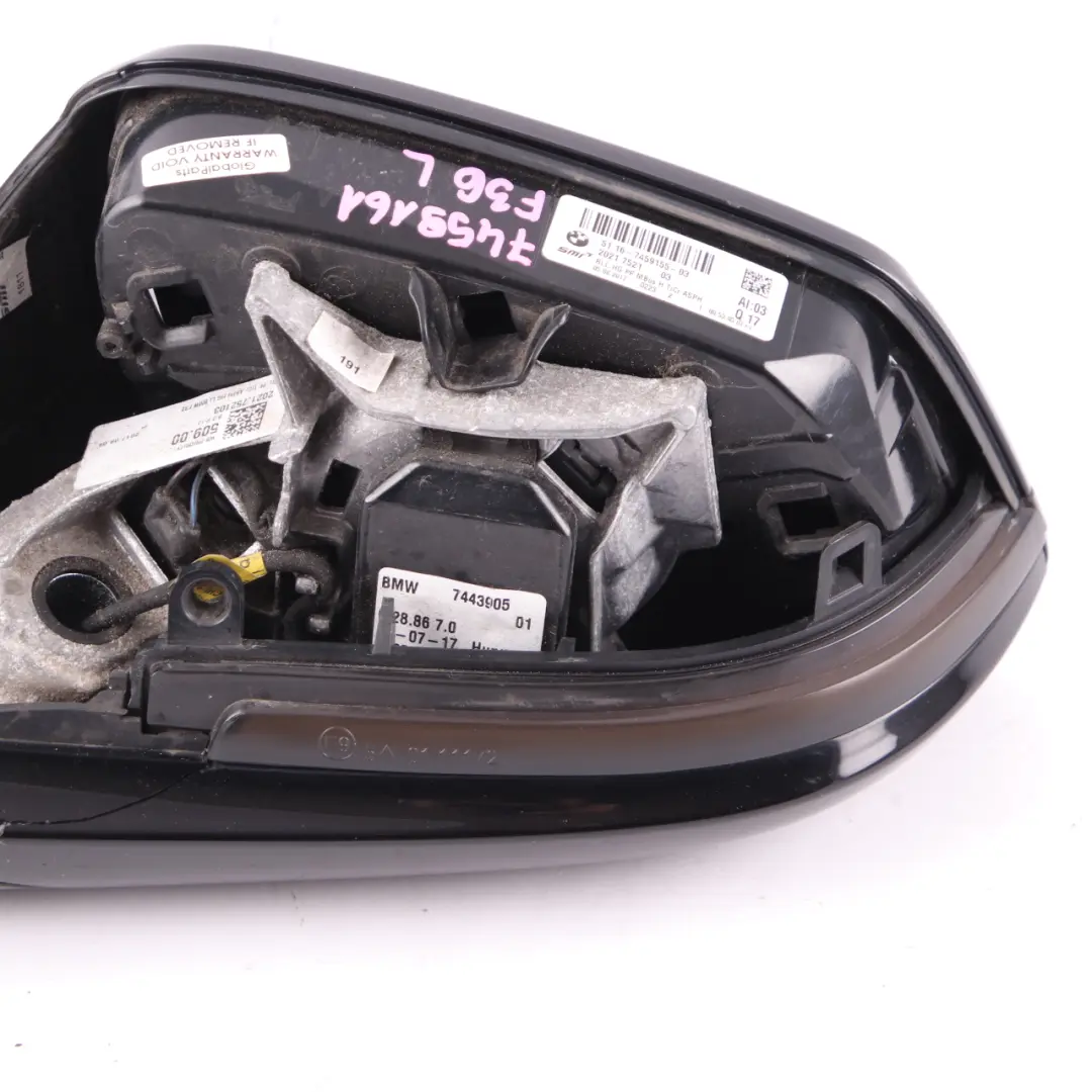 Wing Mirror BMW F32 F33 F36 High Gloss Heated Auto Dip Left N/S to with Part number 7459161 Wing Mirror BMW F32 F33 F36 High Gloss Heated Auto Dip Left N/S - SKU rhd-7459161 - Part number 7459161