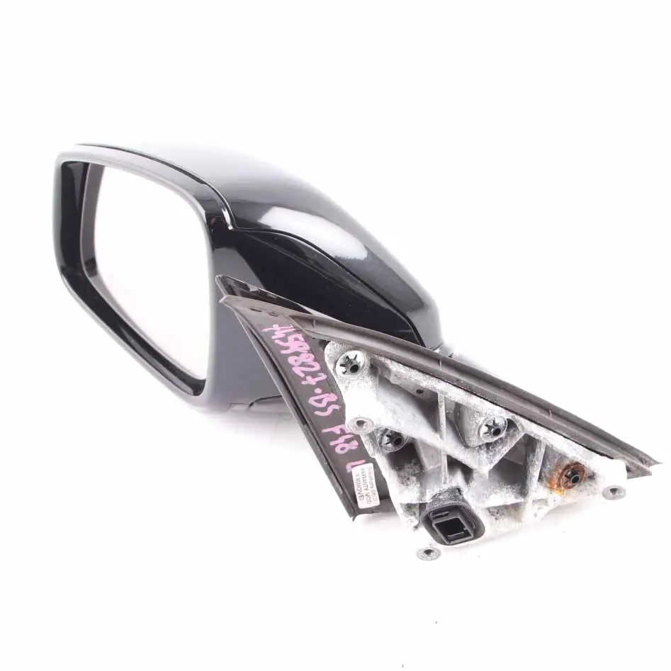 Wing Mirror High Gloss Left Door N/S 5 Pins Black Sapphire - 475 to BMW X1 F48 with Part number 7459827 BMW X1 F48 Wing Mirror High Gloss Left Door N/S 5 Pins Black Sapphire - 475 - SKU rhd-7459827-BS - Part number 7459827