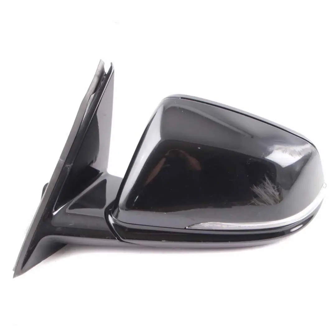 BMW X1 F48 Wing Mirror High Gloss Left Door N/S 5 Pins Black Sapphire - 475 - SKU rhd-7459827-BS - Part number 7459827
