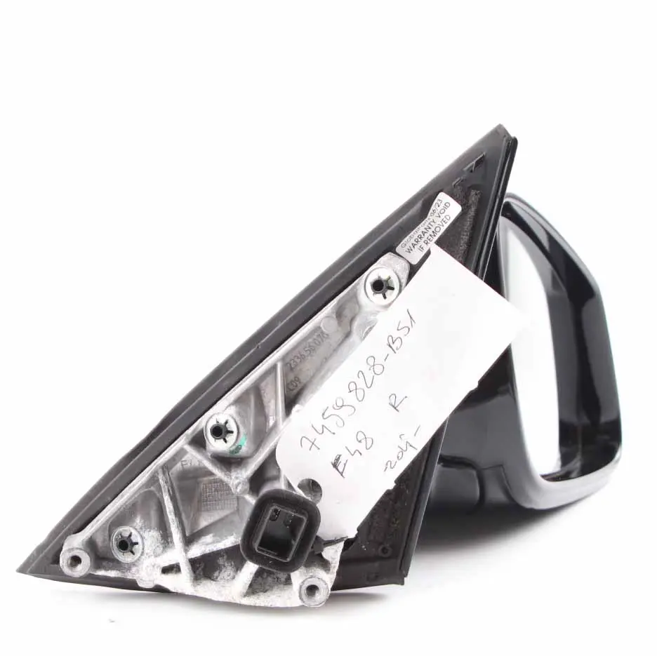 Wing Mirror High Gloss Right O/S 5 Pins Black Sapphire Metallic 475 to BMW X1 F48 with Part number 7459828 BMW X1 F48 Wing Mirror High Gloss Right O/S 5 Pins Black Sapphire Metallic 475 - SKU rhd-7459828-BS1 - Part number 7459828