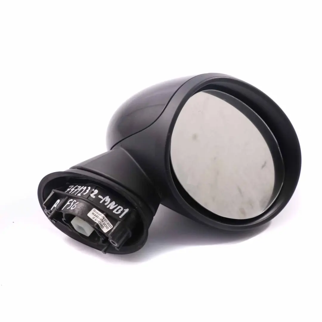Wing Mirror Mini Cooper F55 F56 F57 Right O/S Heated 5 Pins Midnight Black - A94 to with Part number 7471232 Wing Mirror Mini Cooper F55 F56 F57 Right O/S Heated 5 Pins Midnight Black - A94 - SKU rhd-7471232-MNB1 - Part number 7471232