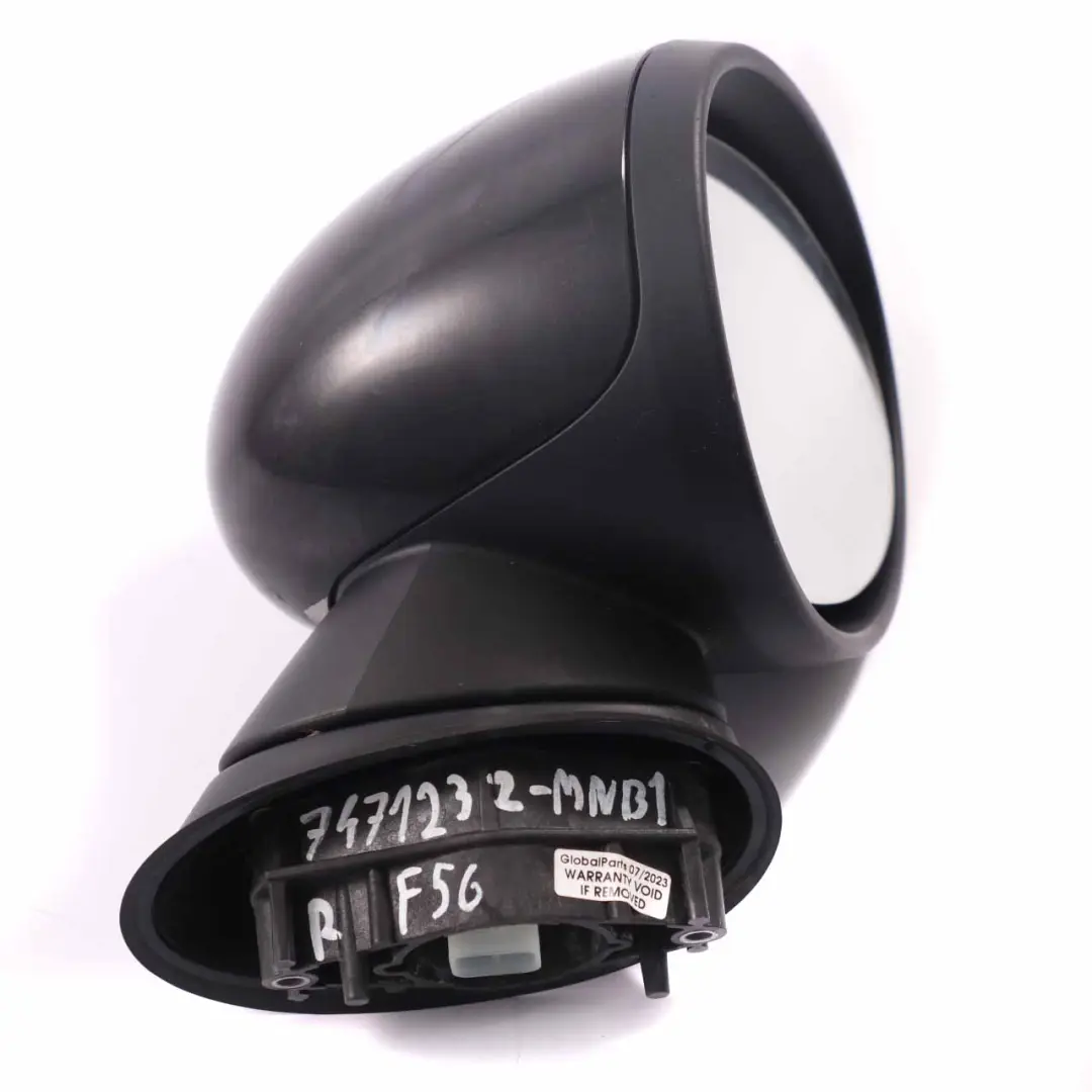 Wing Mirror Mini Cooper F55 F56 F57 Right O/S Heated 5 Pins Midnight Black - A94 to with Part number 7471232 Wing Mirror Mini Cooper F55 F56 F57 Right O/S Heated 5 Pins Midnight Black - A94 - SKU rhd-7471232-MNB1 - Part number 7471232