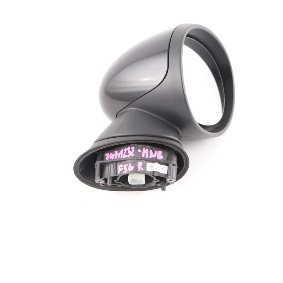  Wing Mirror Mini Cooper F55 F56 F57 Right O/S Heated 5 Pins Midnight Black - A94 - SKU rhd-7471232-MNB - Part number 7471232
