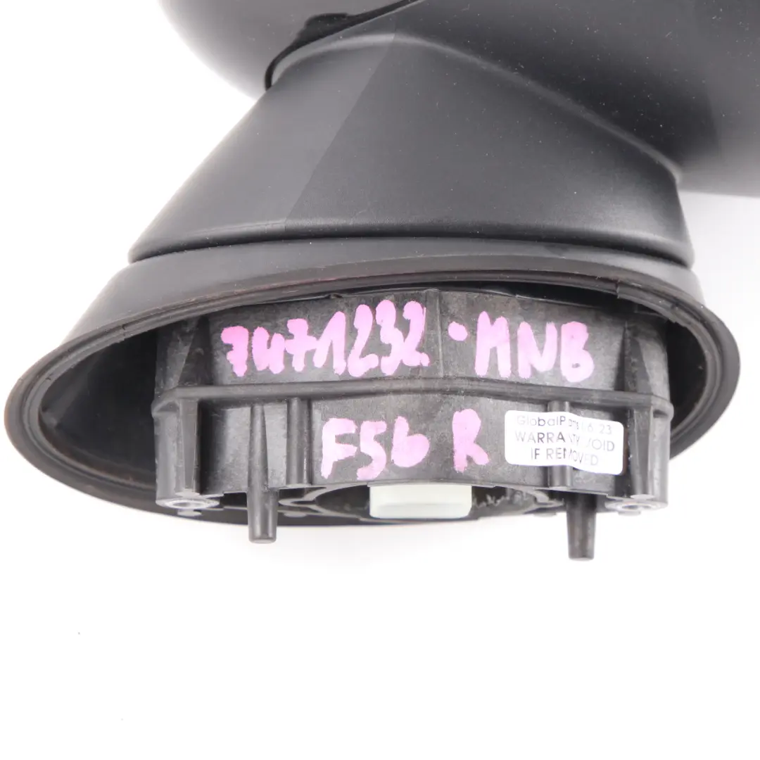  Wing Mirror Mini Cooper F55 F56 F57 Right O/S Heated 5 Pins Midnight Black - A94 - SKU rhd-7471232-MNB - Part number 7471232