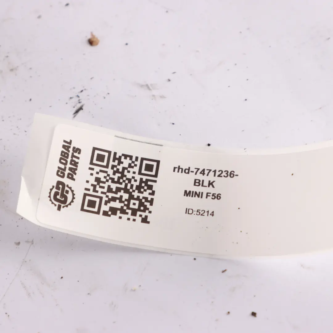 Wing Mirror Mini F56 F55 F57 Power Fold Heated Right O/S 3 Pins Outside Black to with Part number 7471236 Wing Mirror Mini F56 F55 F57 Power Fold Heated Right O/S 3 Pins Outside Black - SKU rhd-7471236-BLK - Part number 7471236