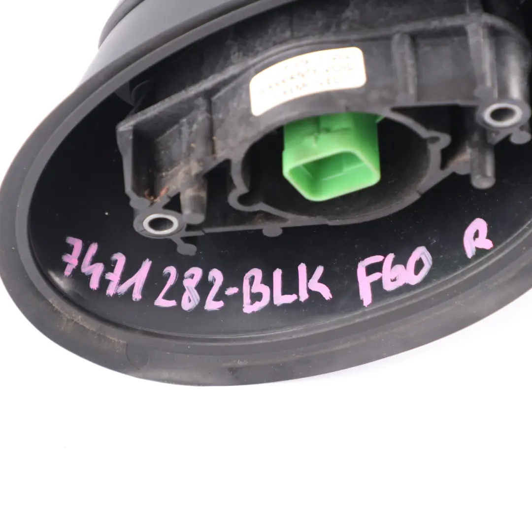 Mini Countryman F60 Wing Mirror Auto Dip Heated Door Right O/S 5 Pins Black - SKU rhd-7471282-BLK - Part number 7471282