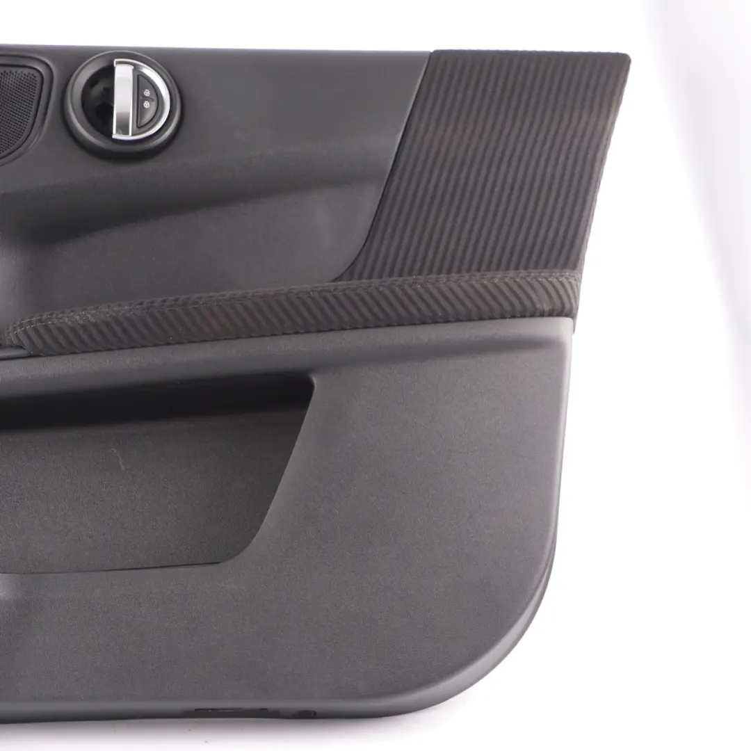 Door Card Front Right O/S Trim Panel Cover Carbon Black to Mini Countryman F60 with Part number 7476508 Mini Countryman F60 Door Card Front Right O/S Trim Panel Cover Carbon Black - SKU rhd-7476508 - Part number 7476508