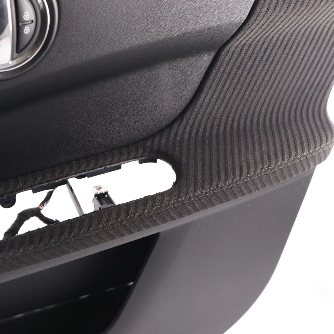 Door Card Front Right O/S Trim Panel Cover Carbon Black to Mini Countryman F60 with Part number 7476508 Mini Countryman F60 Door Card Front Right O/S Trim Panel Cover Carbon Black - SKU rhd-7476508 - Part number 7476508