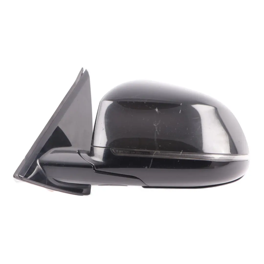 BMW X3 F25 Wing Mirror Heated High Gloss Door Left N/S Black Sapphire - 475 - SKU rhd-7477947-BS - Part number 7477947