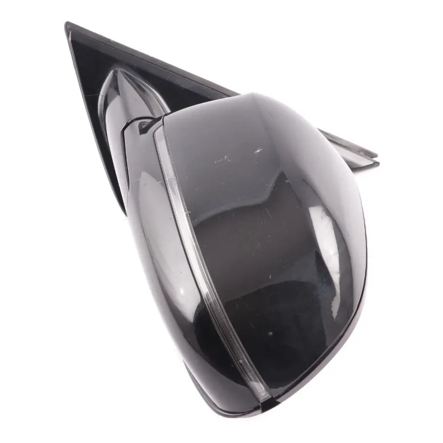 BMW X3 F25 Wing Mirror Heated High Gloss Door Left N/S Black Sapphire - 475 - SKU rhd-7477947-BS - Part number 7477947