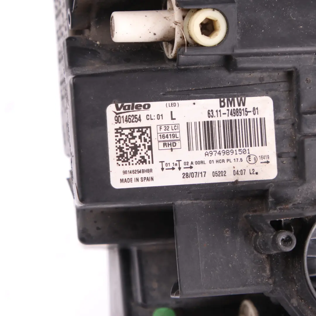 Headlight Headlamp LED AHL Lamp Front Left N/S 7498915 to BMW F32 F33 F80 F82 LCI with Part number 7478153 BMW F32 F33 F80 F82 LCI Headlight Headlamp LED AHL Lamp Front Left N/S 7498915 - SKU rhd-7478153-2 - Part number 7478153