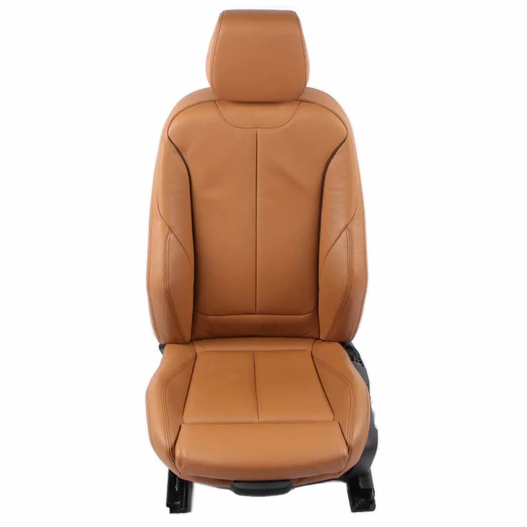  Front Seat BMW F20 LCI M Sport Heated Left N/S Leather Cognac Brown Memory - SKU rhd-7479639-1 - Part number 7479639