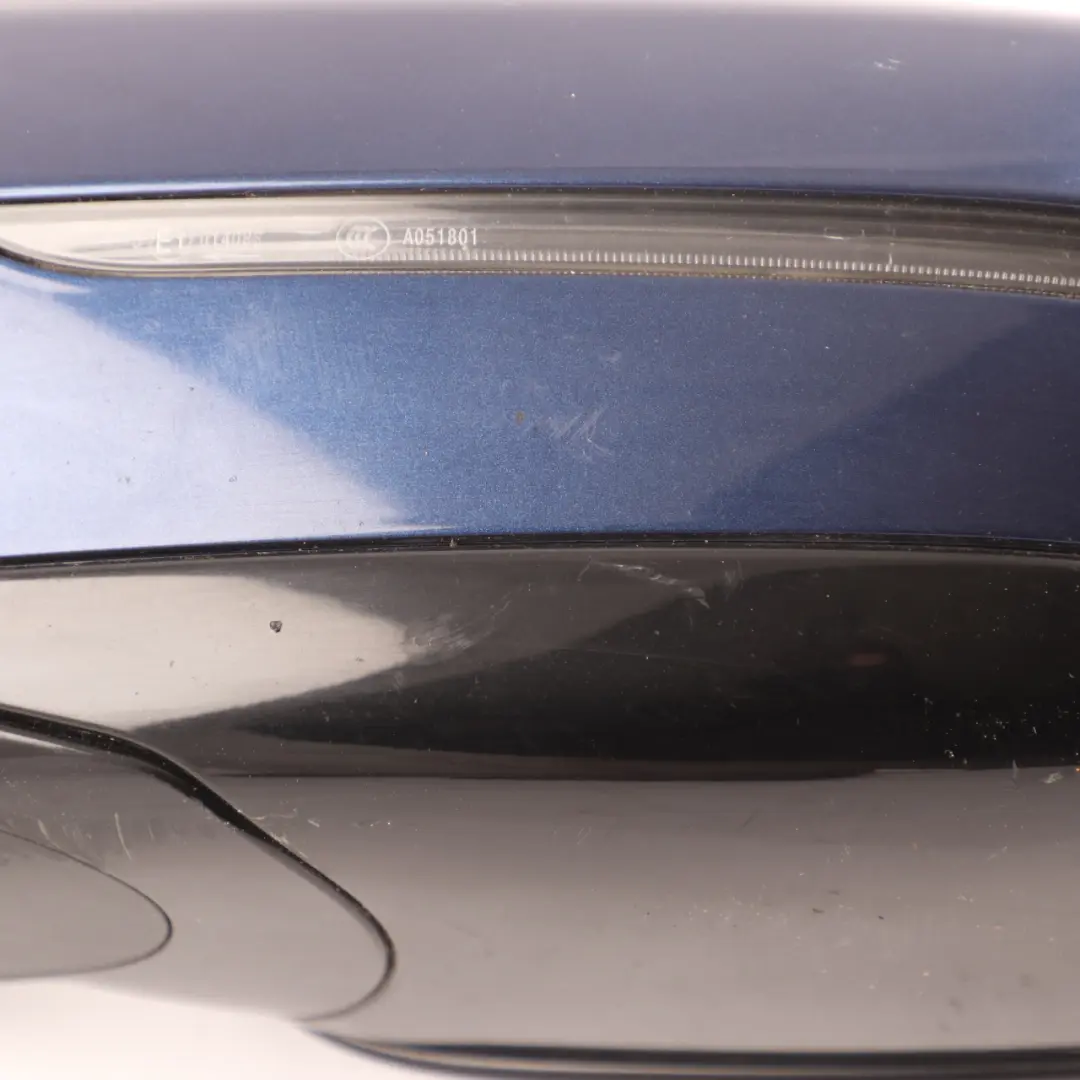  Wing Mirror BMW G30 G31 High Gloss Heated Door Left N/S Mediterran Blue C10 - SKU rhd-7485161-MED - Part number 7485161