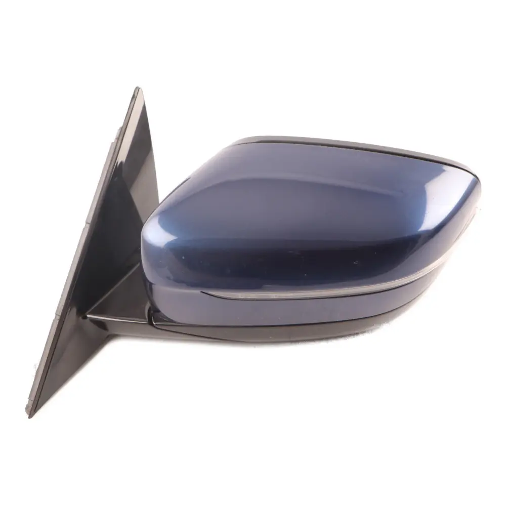 Wing Mirror BMW G30 G31 High Gloss Heated Door Left N/S Mediterran Blue C10 to with Part number 7485161 Wing Mirror BMW G30 G31 High Gloss Heated Door Left N/S Mediterran Blue C10 - SKU rhd-7485161-MED - Part number 7485161