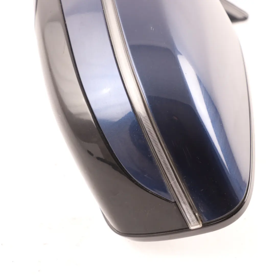 Wing Mirror BMW G30 G31 High Gloss Heated Door Left N/S Mediterran Blue C10 to with Part number 7485161 Wing Mirror BMW G30 G31 High Gloss Heated Door Left N/S Mediterran Blue C10 - SKU rhd-7485161-MED - Part number 7485161