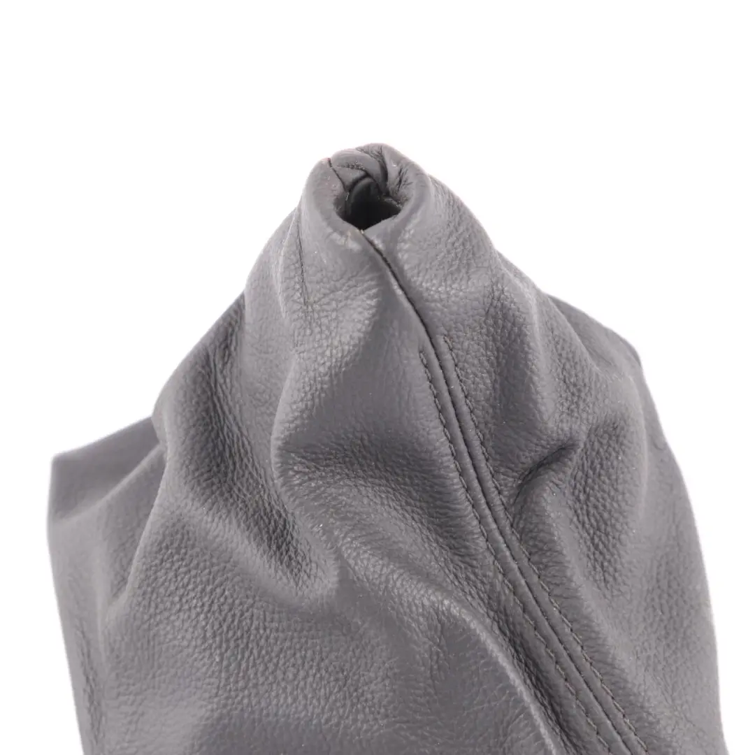 Shift Lever Knob Gaiter Cover Trim Basalt Grey to BMW E63 E64 Gear with Part number 7525750 BMW E63 E64 Gear Shift Lever Knob Gaiter Cover Trim Basalt Grey - SKU rhd-7525750 - Part number 7525750