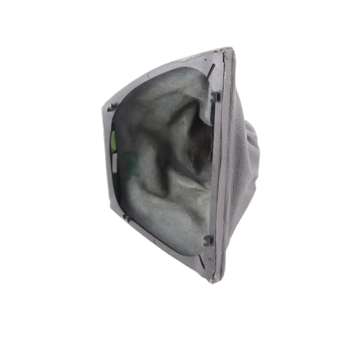 Shift Lever Knob Gaiter Cover Trim Basalt Grey to BMW E63 E64 Gear with Part number 7525750 BMW E63 E64 Gear Shift Lever Knob Gaiter Cover Trim Basalt Grey - SKU rhd-7525750 - Part number 7525750
