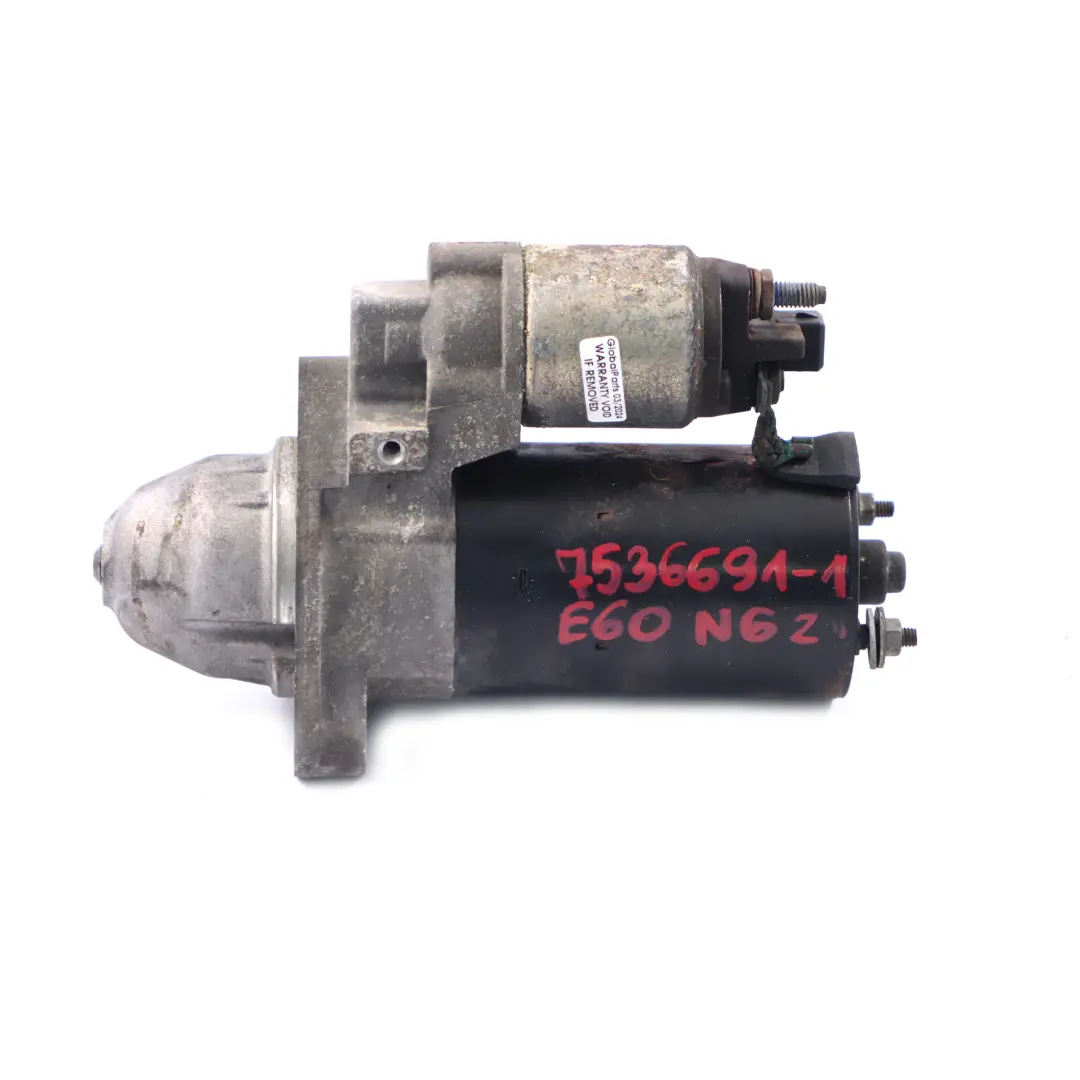 N62 Engine Starter Motor to BMW 5 6 7 X5 Series E53 E60 E61 E65 E70 Petrol with Part number 7536691 BMW 5 6 7 X5 Series E53 E60 E61 E65 E70 Petrol N62 Engine Starter Motor - SKU rhd-7536691-1 - Part number 7536691
