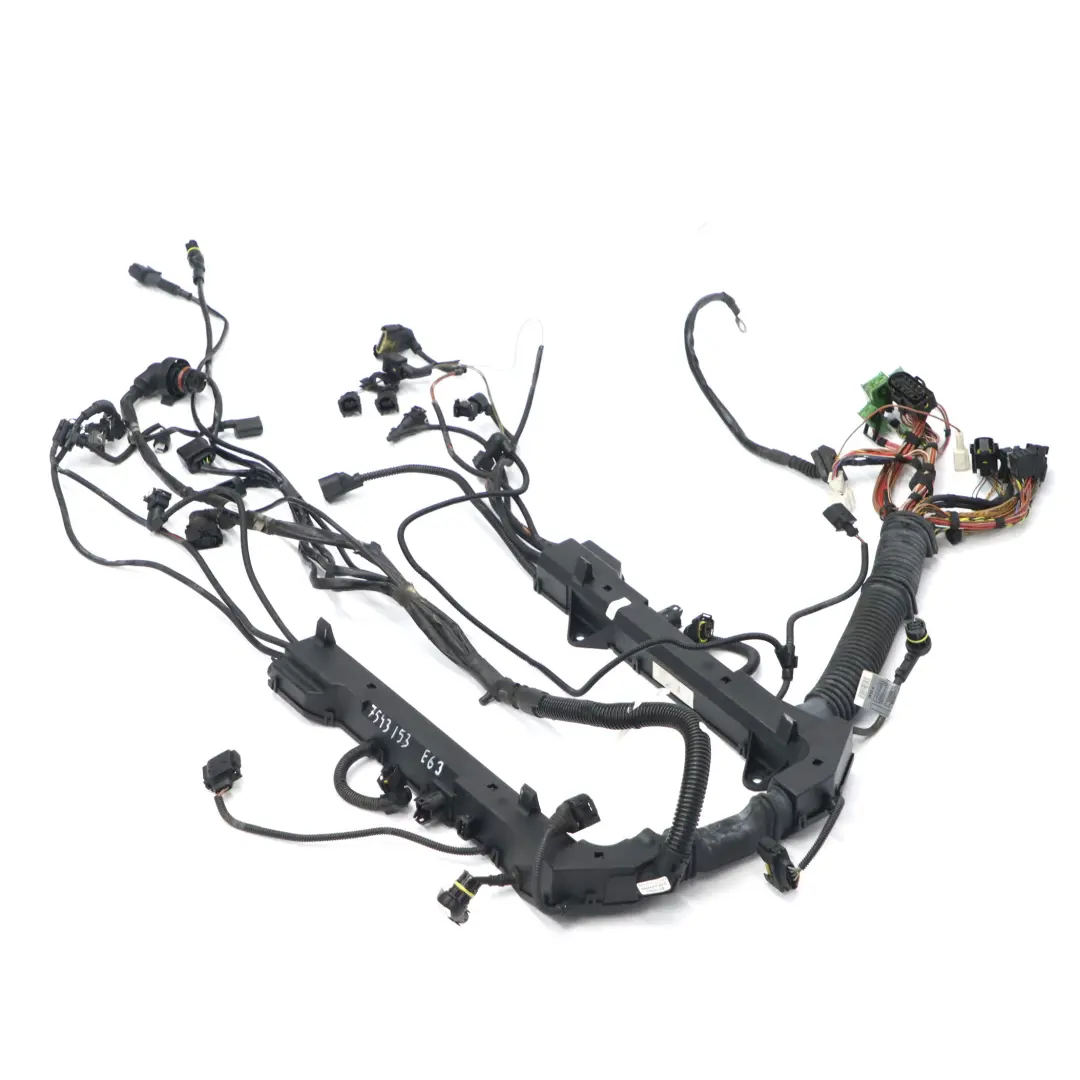 Wiring BMW E60 E61 E63 E64 N62 Loom Harness Cable to Engine with Part number 7543153 Engine Wiring BMW E60 E61 E63 E64 N62 Loom Harness Cable - SKU rhd-7543153 - Part number 7543153