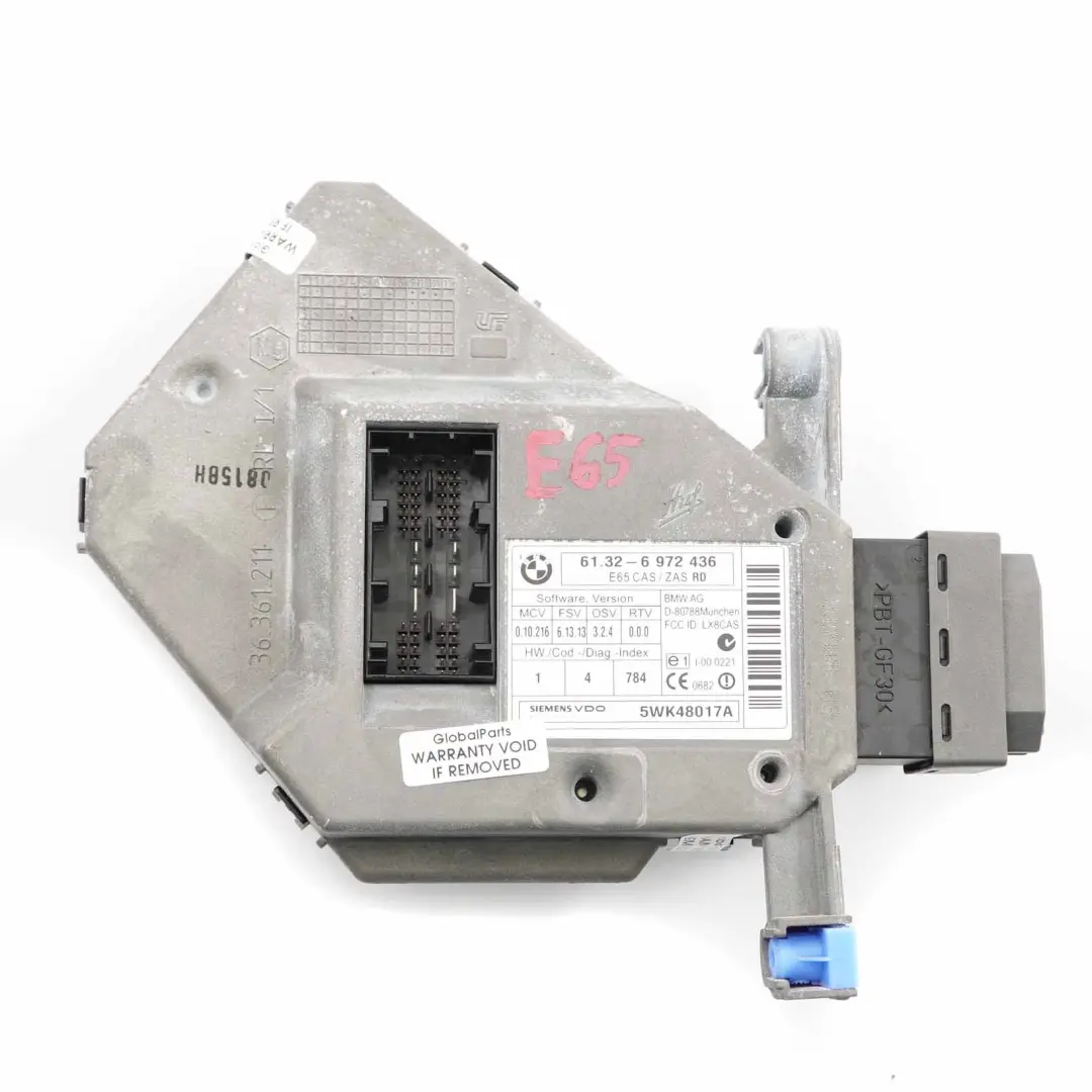 BMW E65 750i Petrol N62N 367HP ECU Kit DDE 7794058 CAS / ZAS Key Automatic - SKU rhd-7543500-1 - Part number 7543500